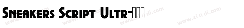 Sneakers Script Ultr字体转换